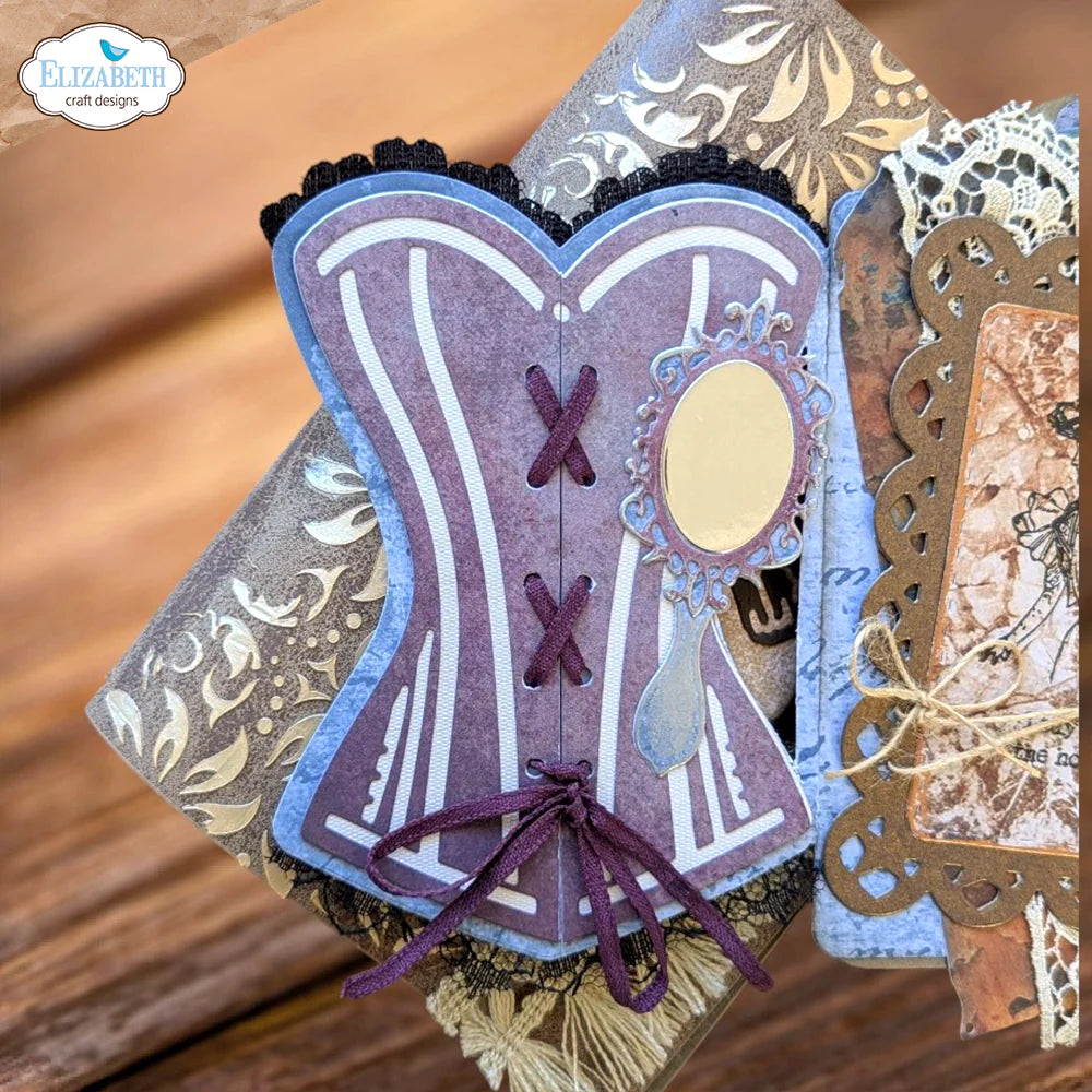 Elizabeth Craft Designs Laced Up Metal Die Set