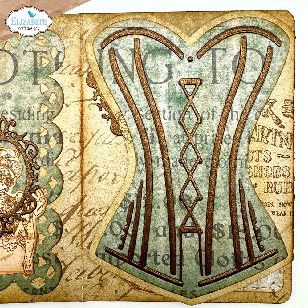 Elizabeth Craft Designs Laced Up Metal Die Set