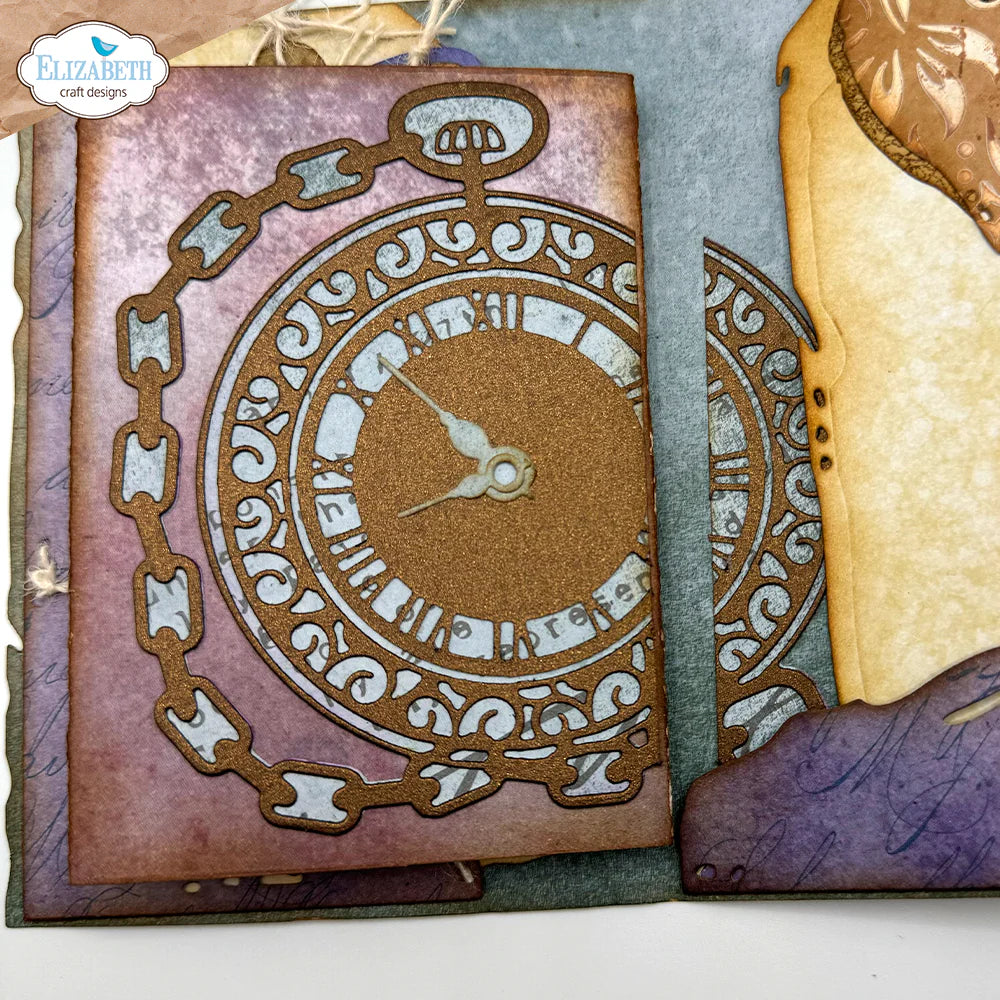 Elizabeth Craft Designs Gentleman’s Timepiece Metal Die Set