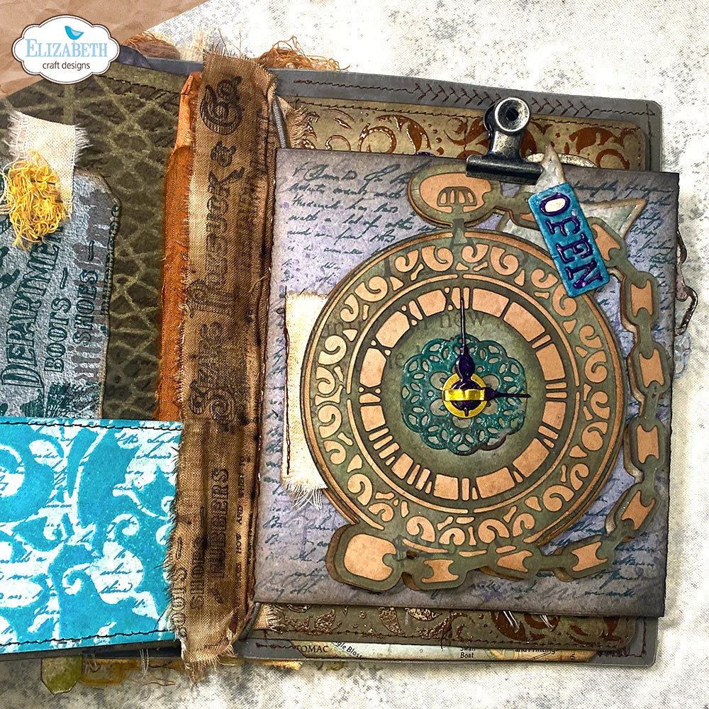 Elizabeth Craft Designs Gentleman’s Timepiece Metal Die Set