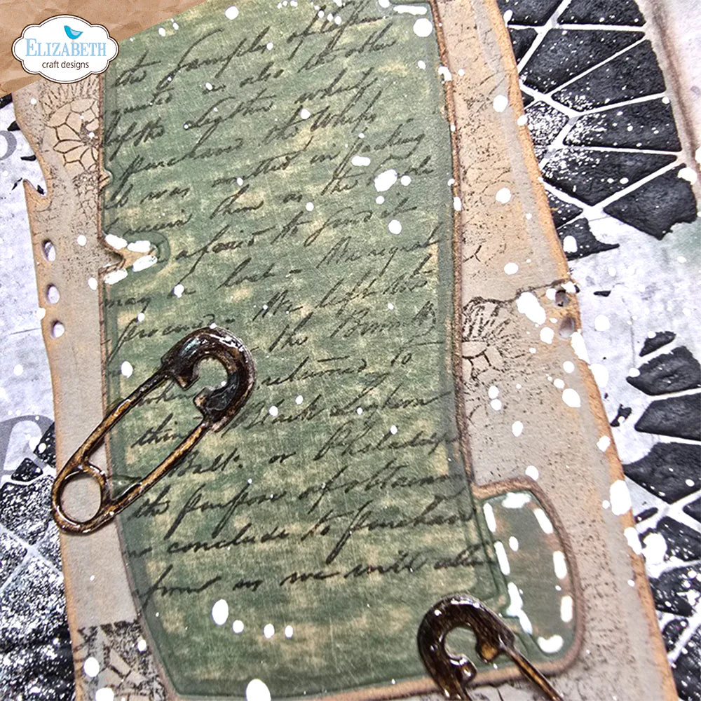 Elizabeth Craft Designs Playful Grunge Metal Die Set