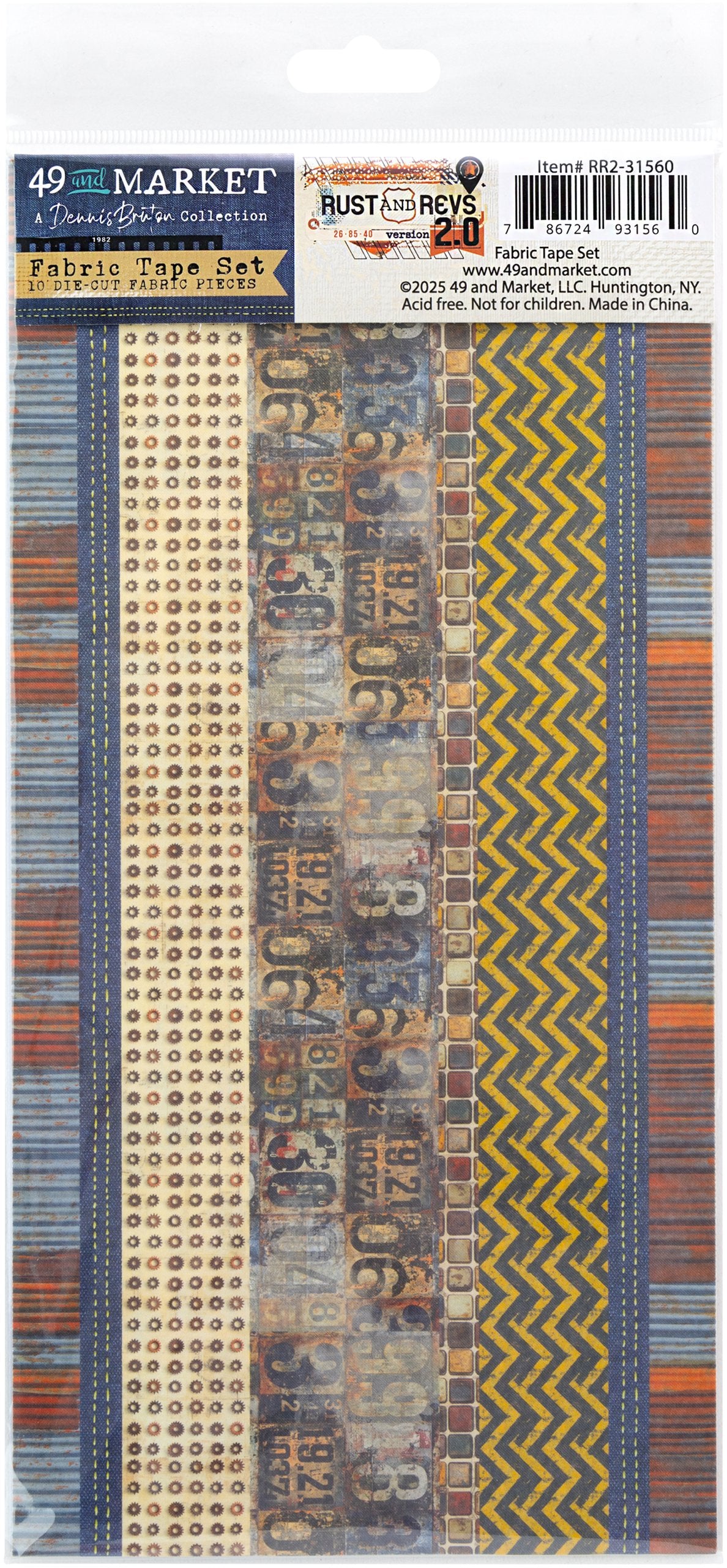 49 & Market Rust & Revs 2.0 Fabric Tape Set