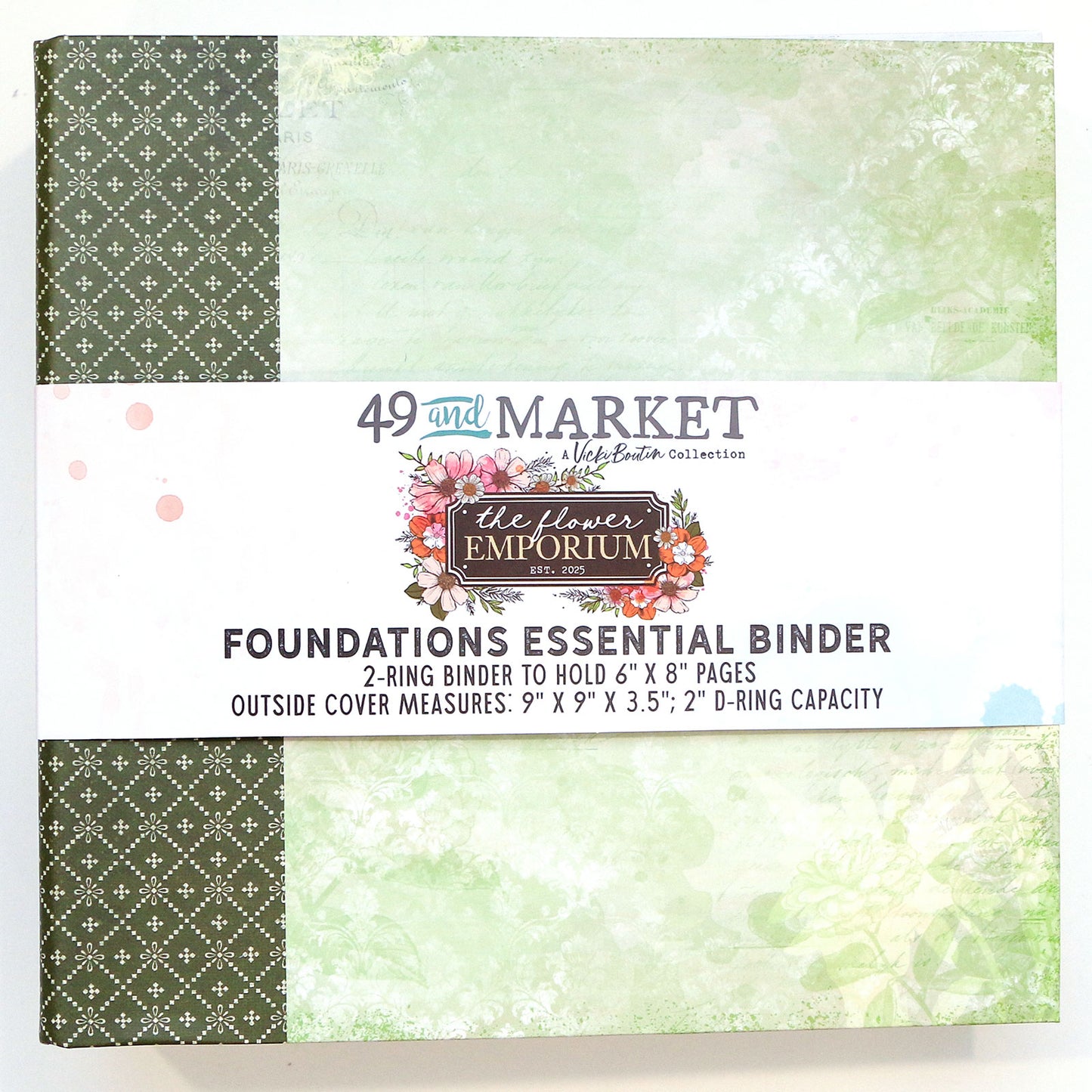 49 & Market Foundations Essential Binder - The Flower Emporium by Vicki Boutin (w/pages)