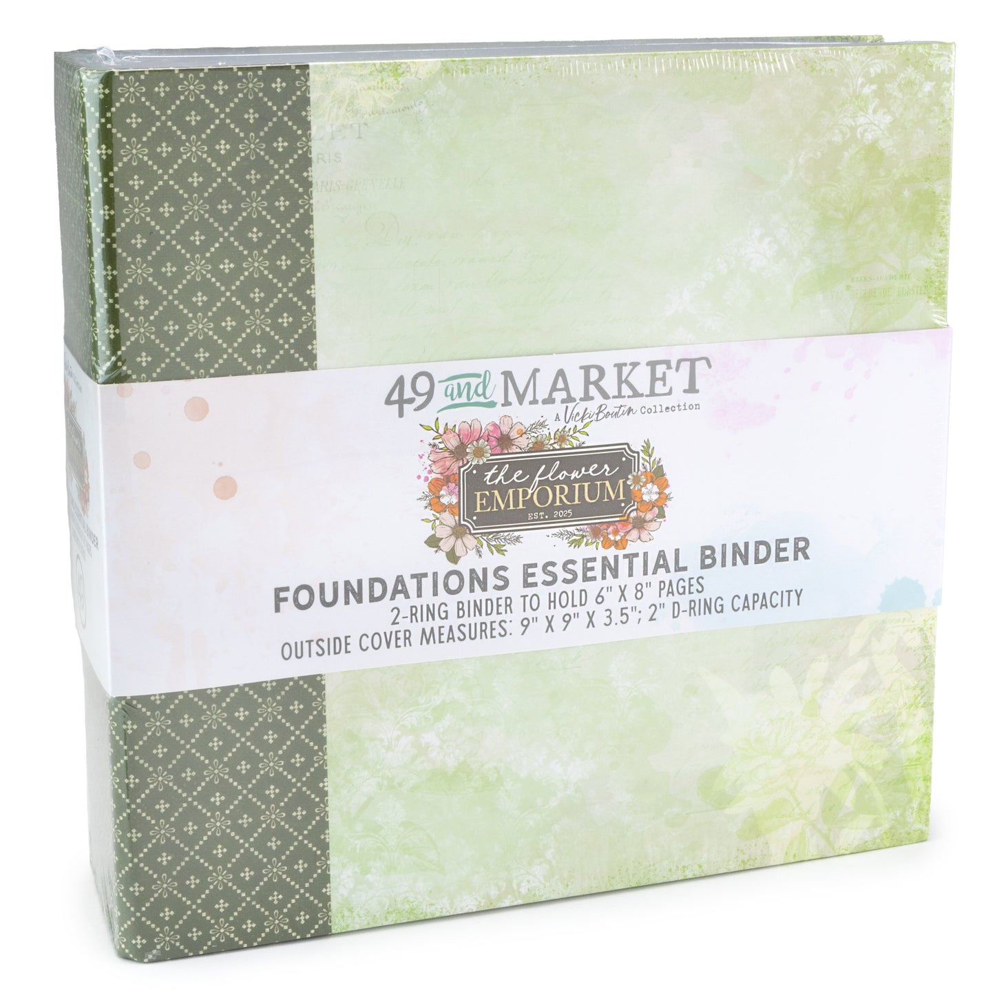 49 & Market Foundations Essential Binder - The Flower Emporium by Vicki Boutin (w/pages)