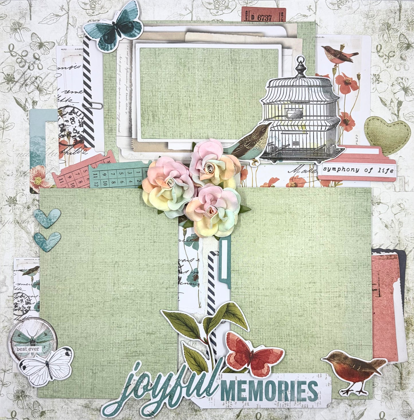 Joyful Memories 2-Page Layout