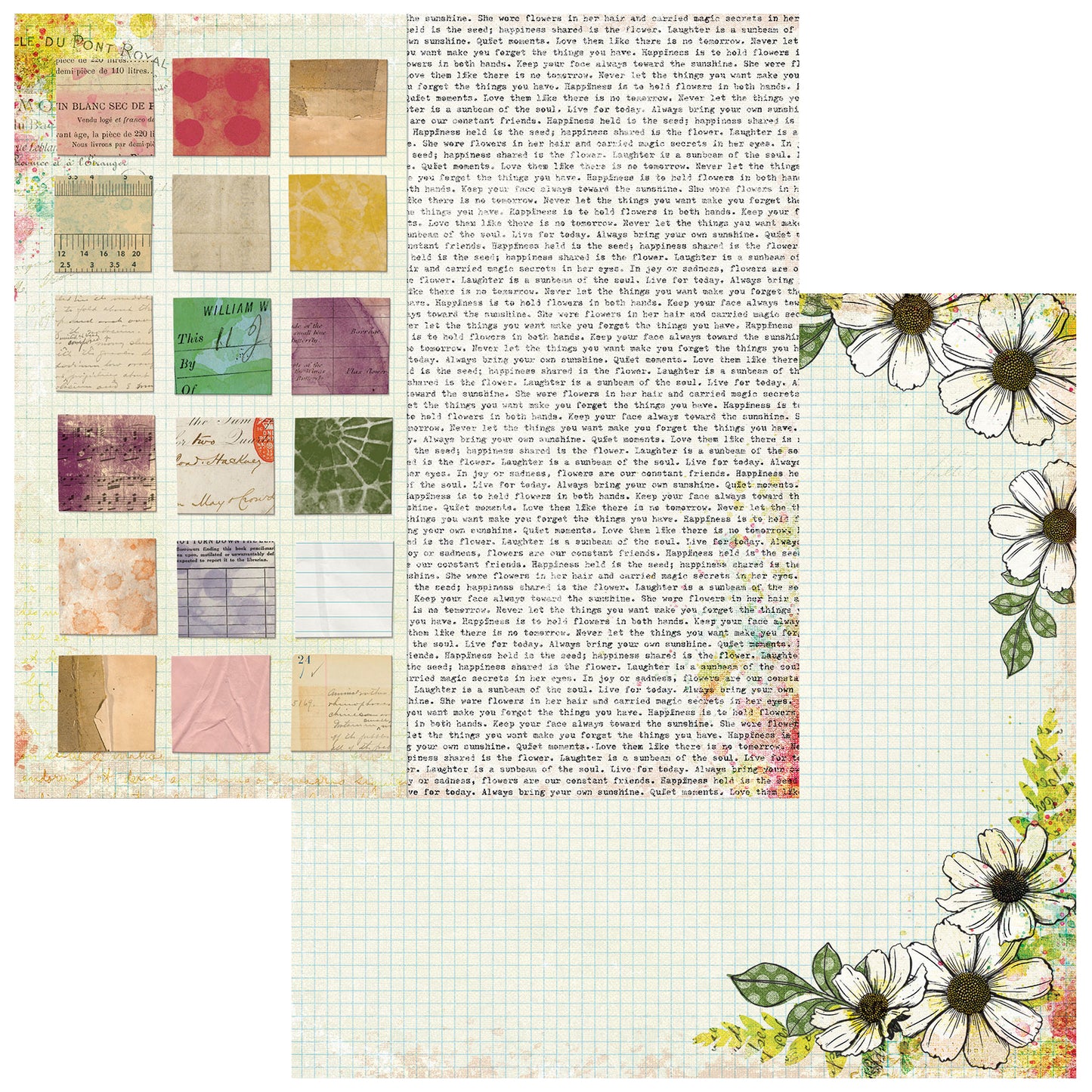 49 & Market The Flower Emporium by Vicki Boutin 12x12 Starters Collection Pack