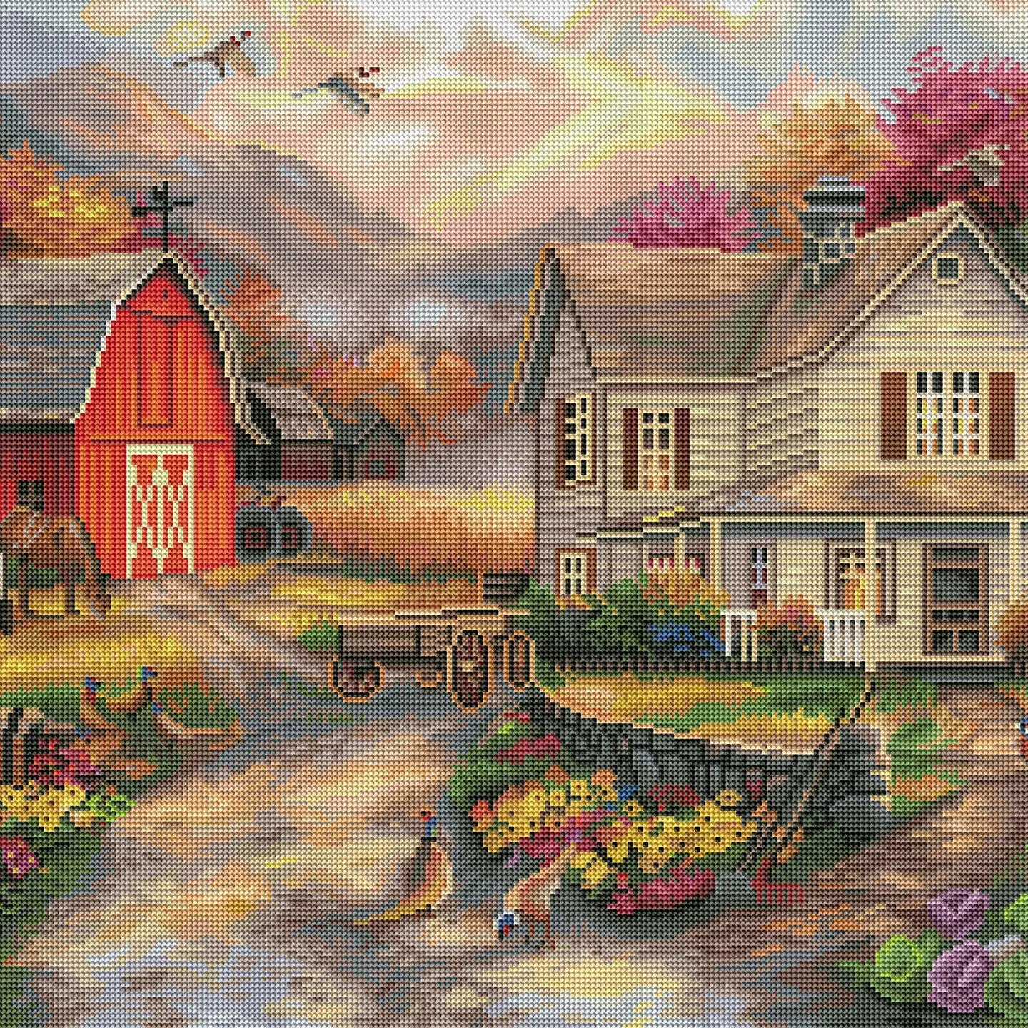 Diamond Art Club Relaxing on the Farm