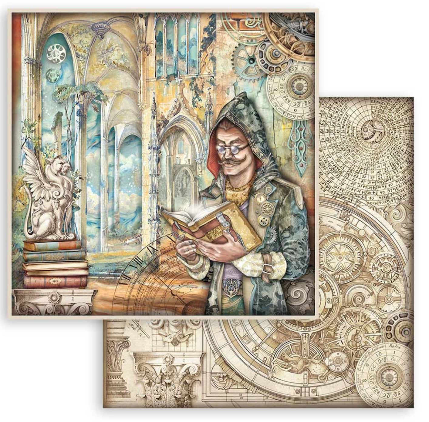 Stamperia 12x12 Sir Vagabond in Fantasy World Paper Pad