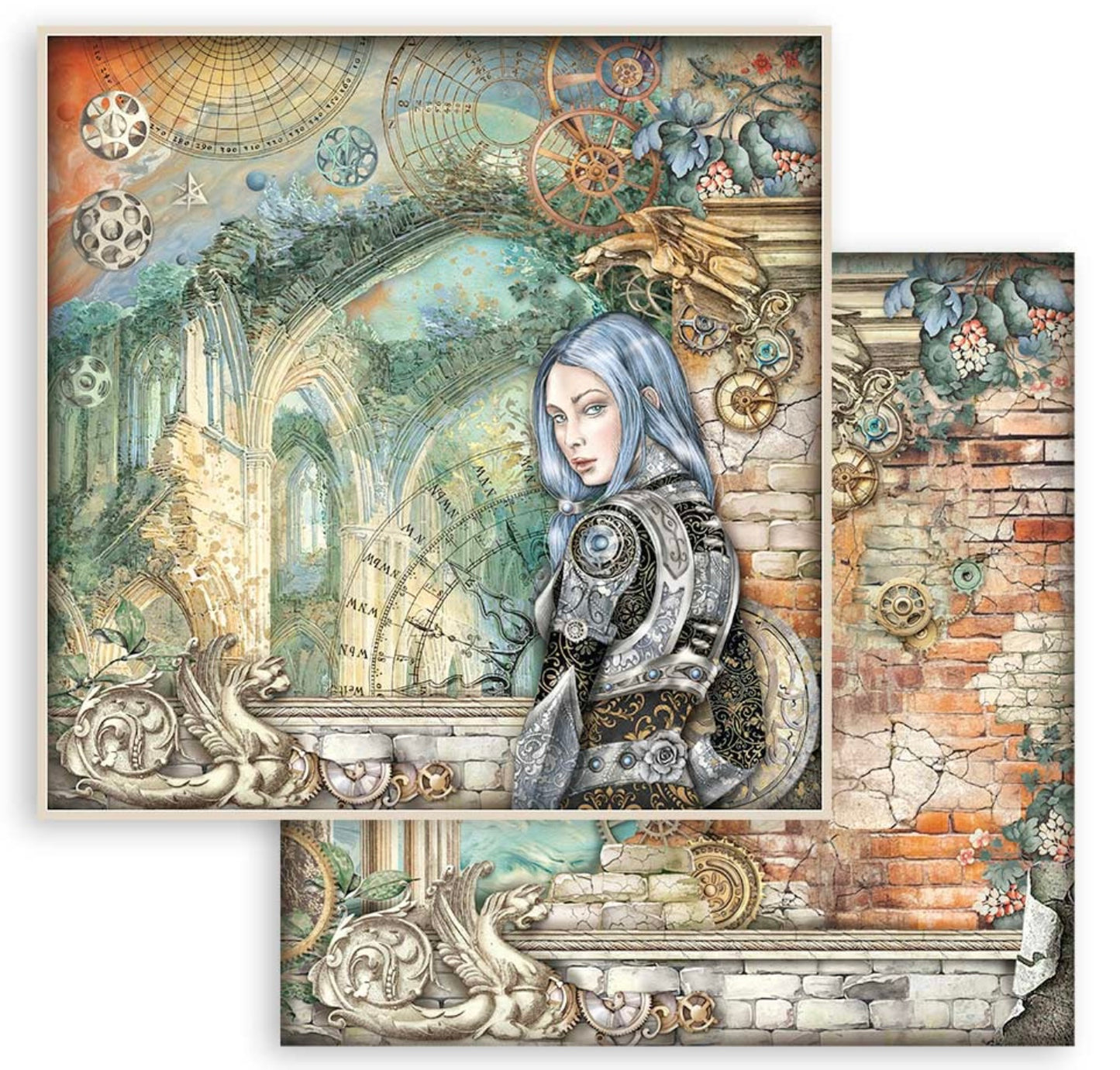 Stamperia 12x12 Sir Vagabond in Fantasy World Paper Pad