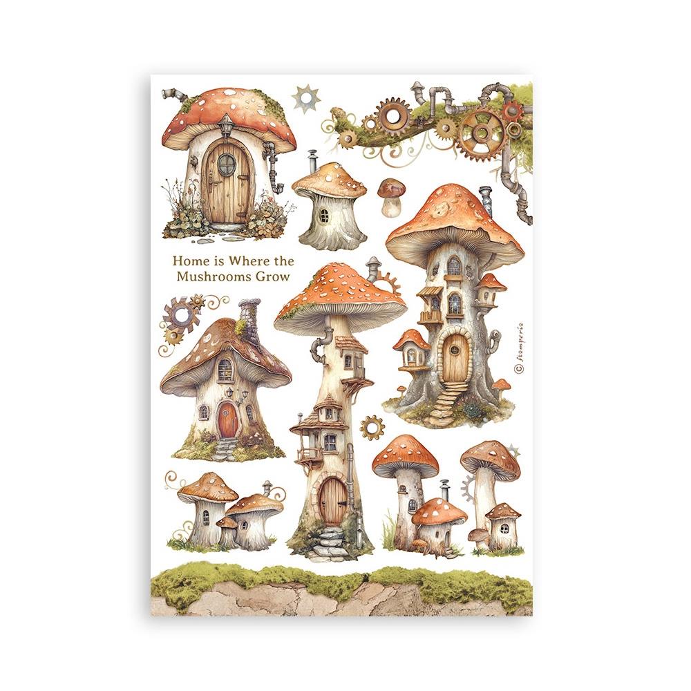 Stamperia Hidden Grove Washi Pad (8 Sheets)