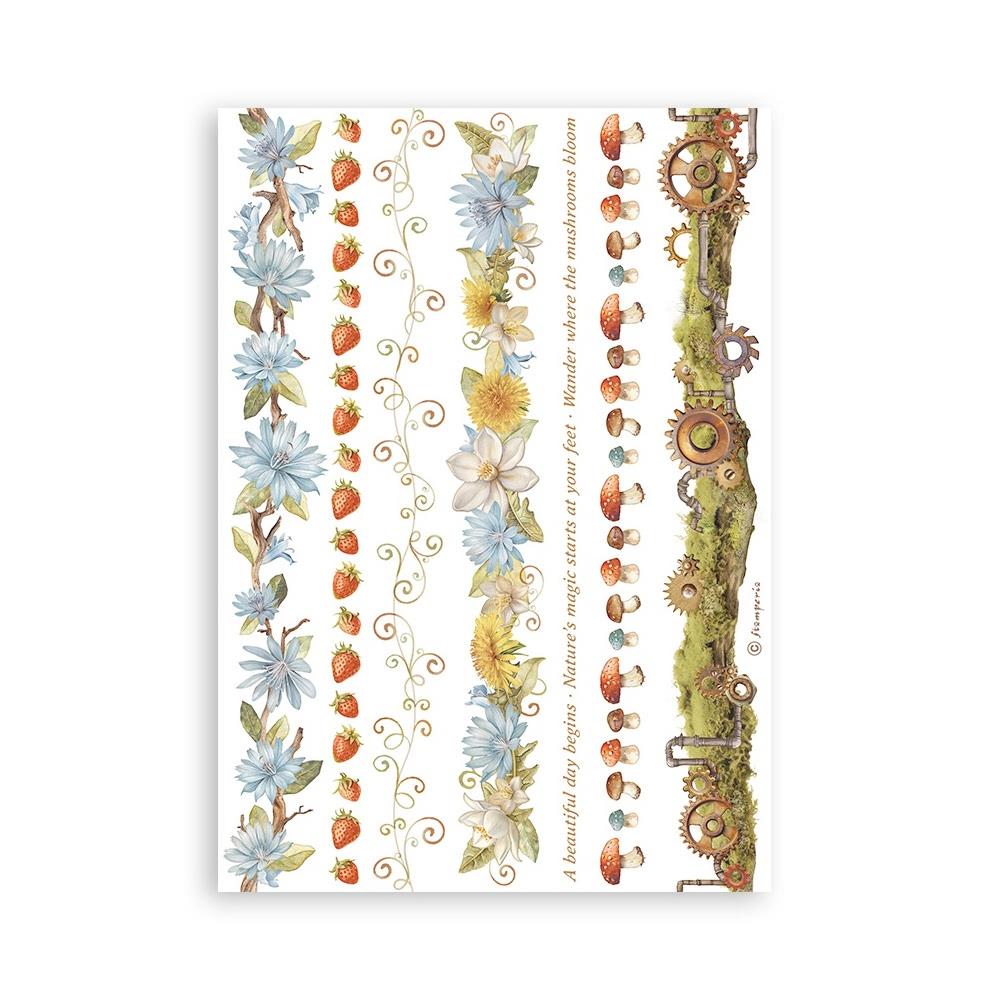 Stamperia Hidden Grove Washi Pad (8 Sheets)