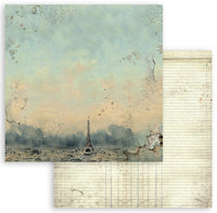 Stamperia 8x8 Backgrounds Voyages Fantastiques Paper Pad