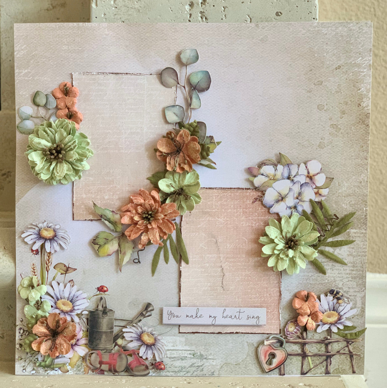 Kreative Kreations Love This Moment Lay-out van 2 pagina's feat. 49 & Markt