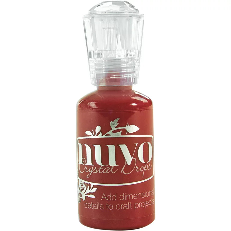 Nuvo Autumn Red Crystal Drops