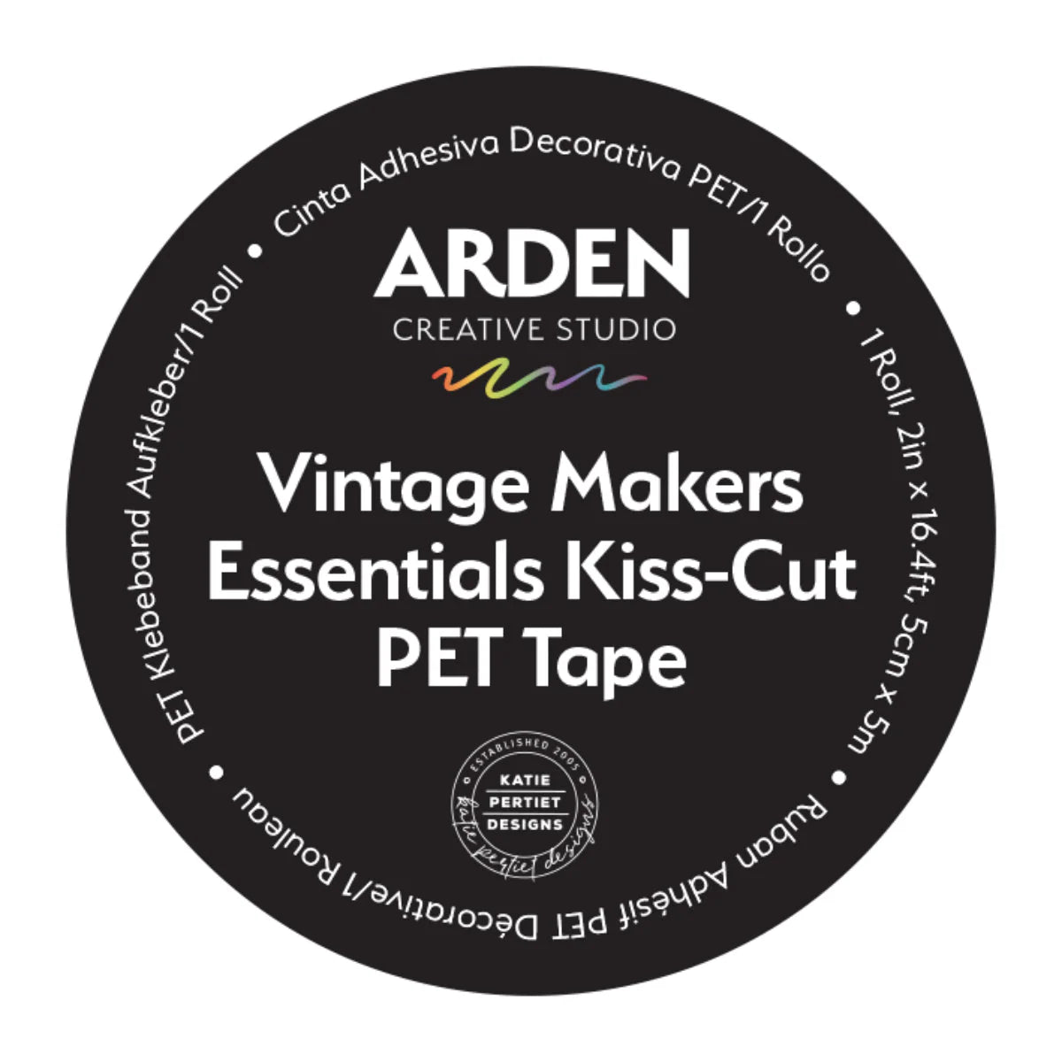 Arden Creative Studio Vintage Makers Kiss-Cut PET Tape - Essentials
