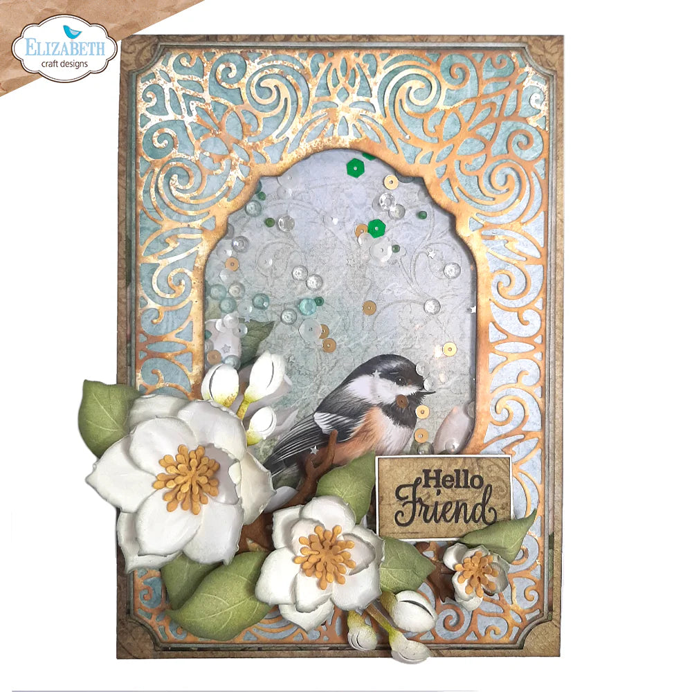 Elizabeth Craft Designs Ornamental Frame Metal Die Set
