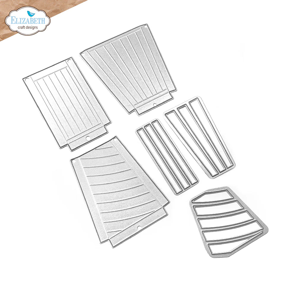 Elizabeth Craft Designs 3D Modern Vases Metal Die Set