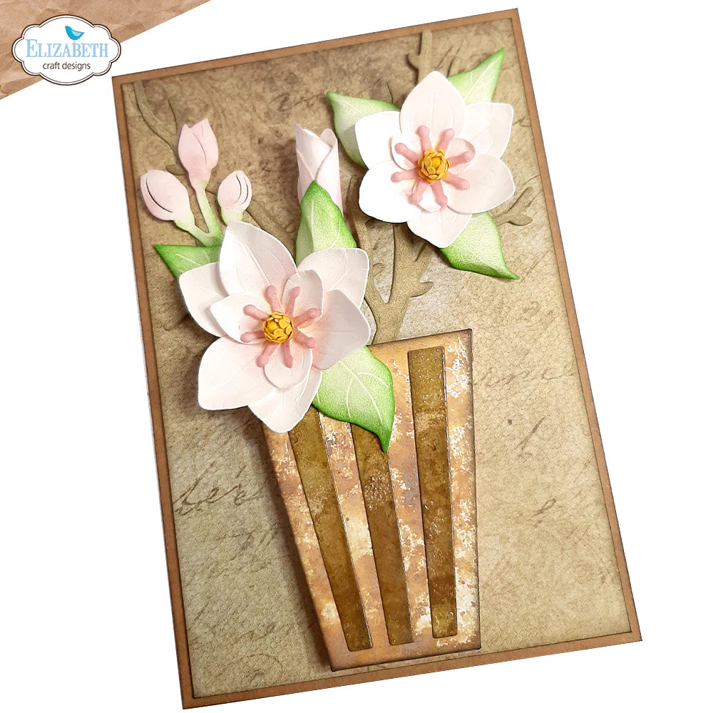 Elizabeth Craft Designs 3D Modern Vases Metal Die Set