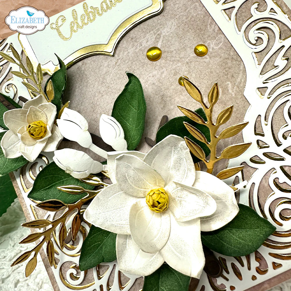Elizabeth Craft Designs Magnolia Metal Die Set