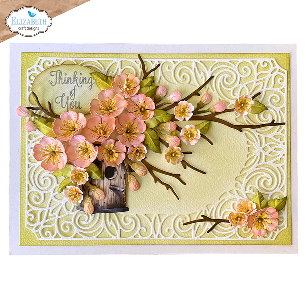 Elizabeth Craft Designs Cherry Blossom Metal Die Set