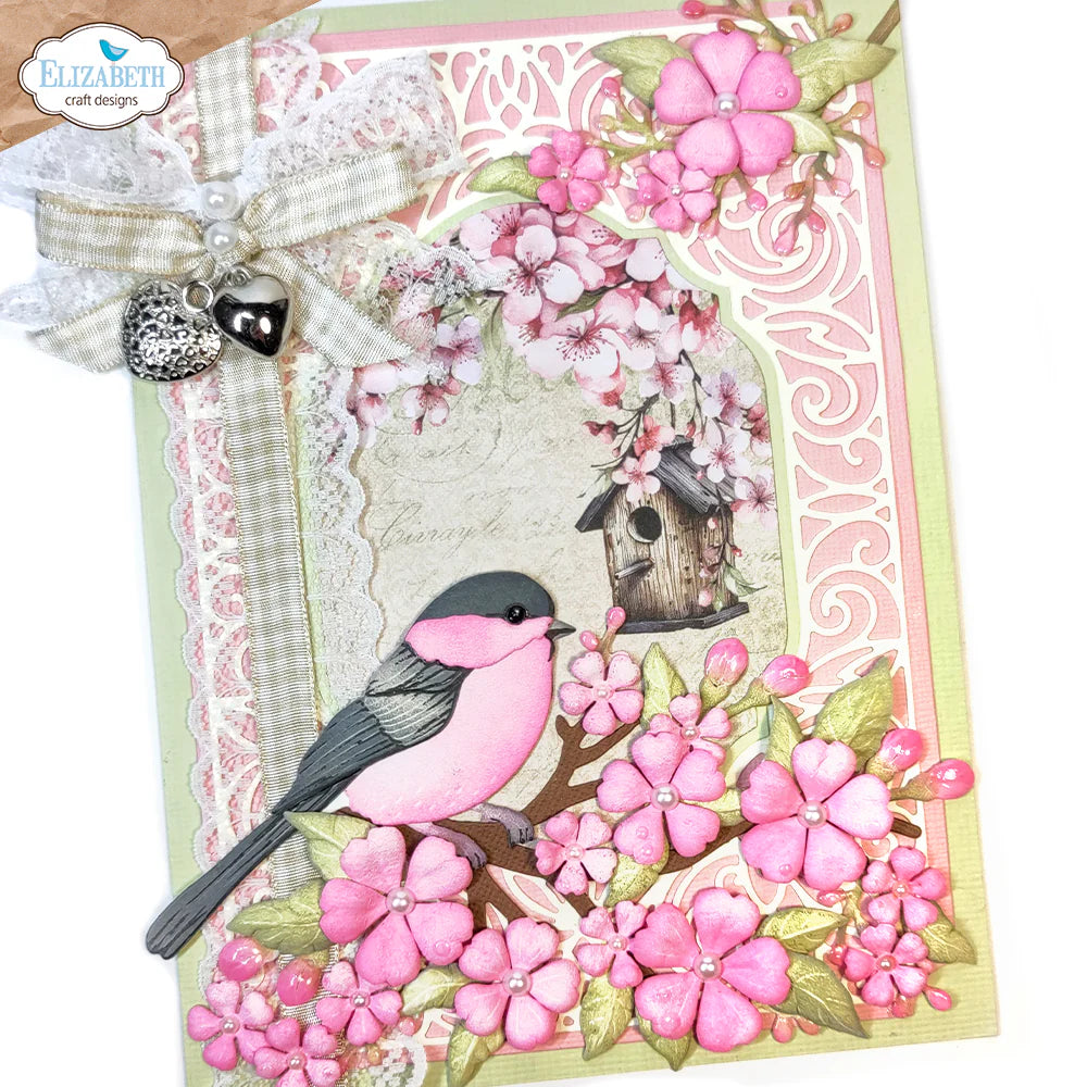 Elizabeth Craft Designs Cherry Blossom Metal Die Set