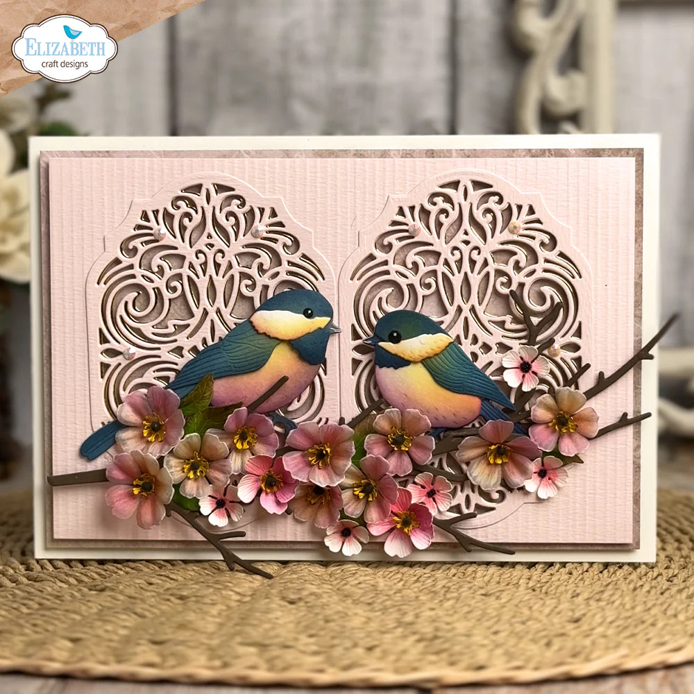 Elizabeth Craft Designs Chickadee Metal Die Set