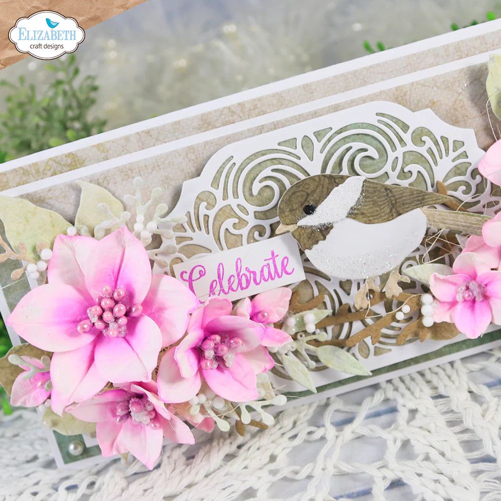 Elizabeth Craft Designs Chickadee Metal Die Set