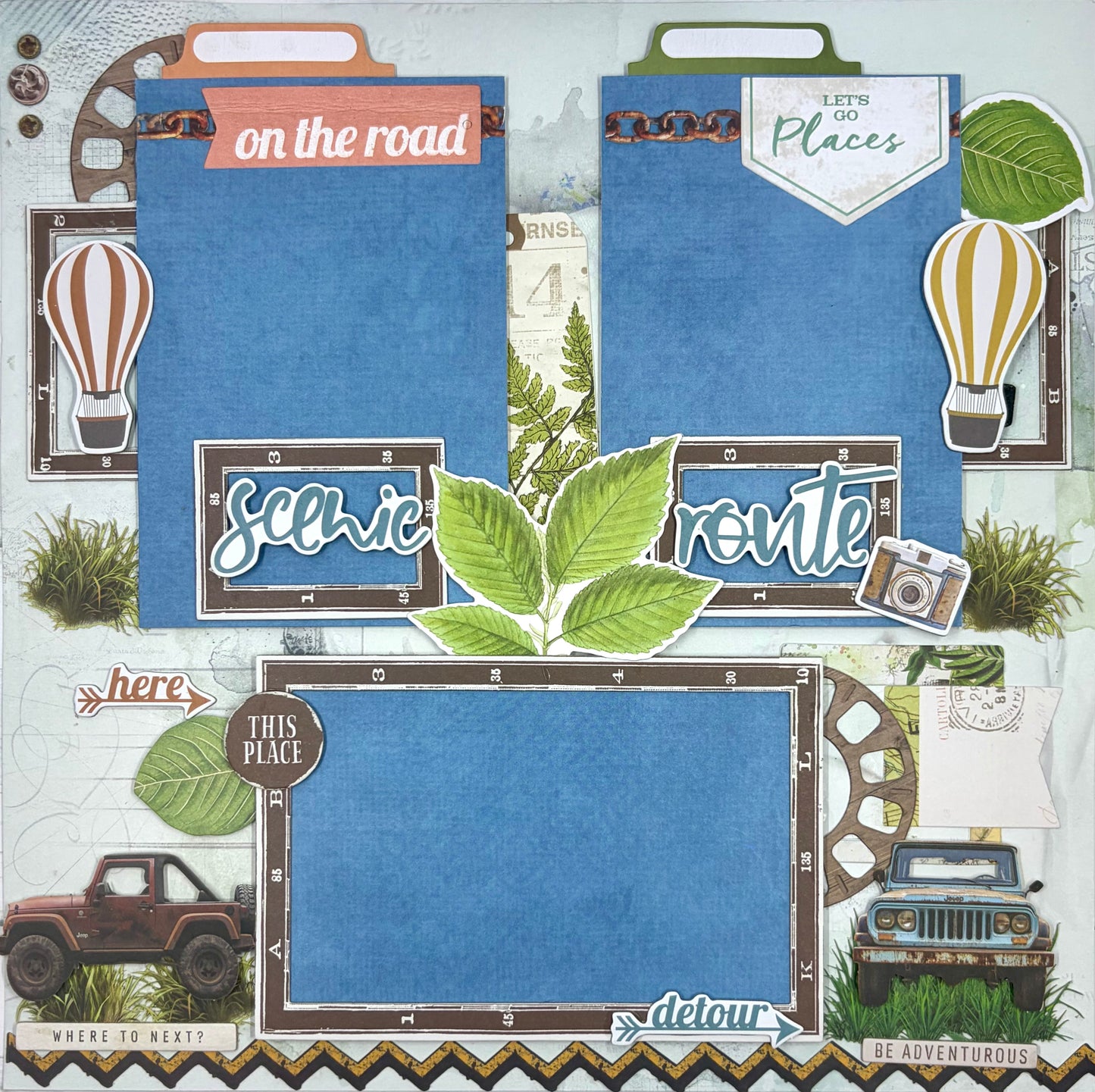 Adventure Awaits 2-Page Layout