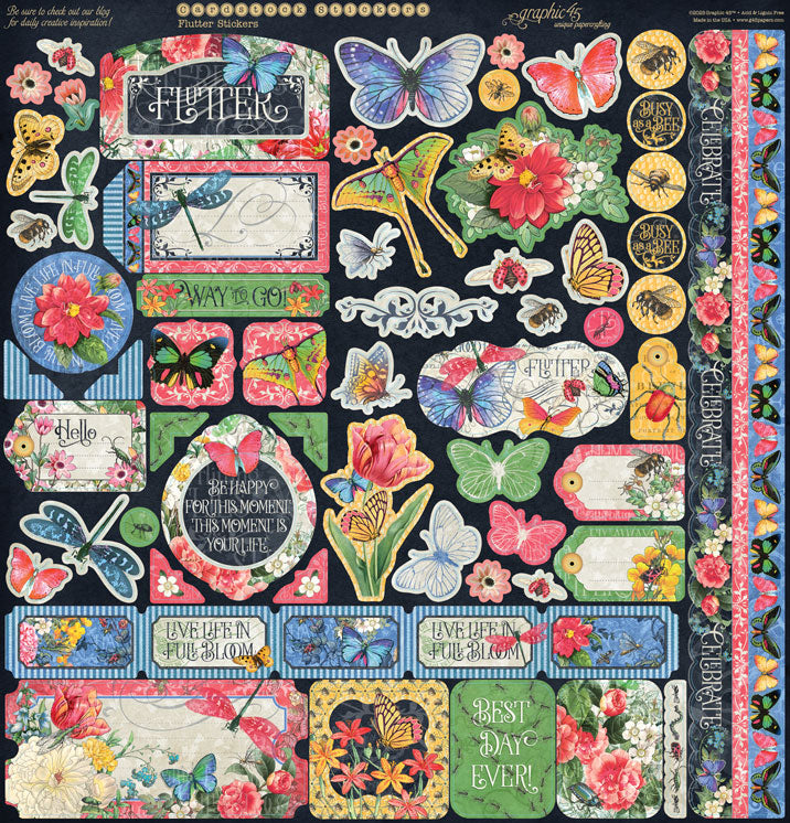 Graphic 45 Flutter - Keepsake Kit (with Exclusive Metal Die Set)