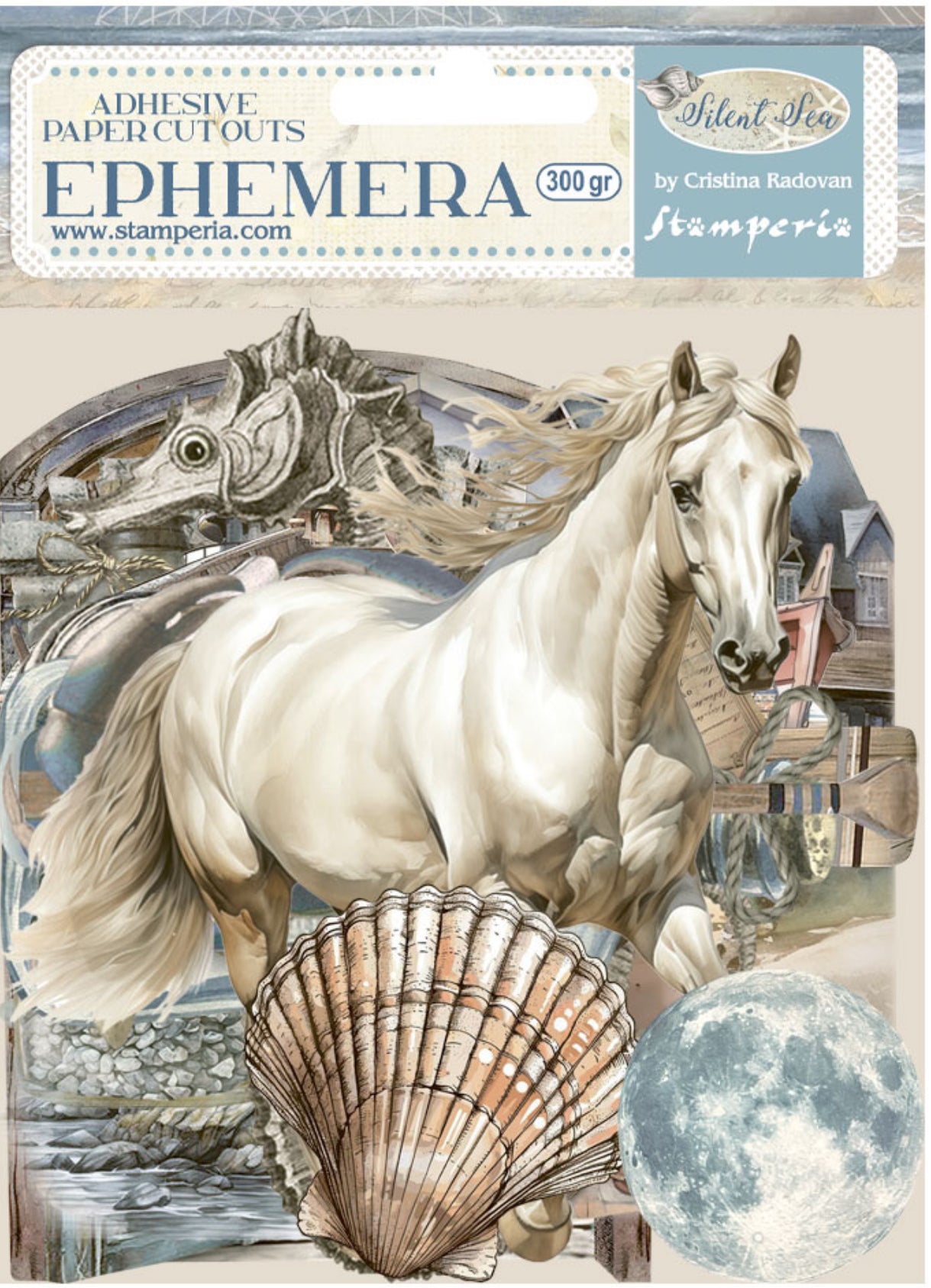 Stamperia Silent Sea Adhesive Ephemera