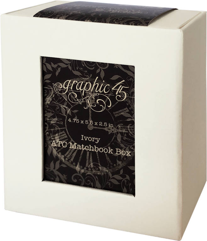 Caja de cerillas Graphic 45 Ivory ATC