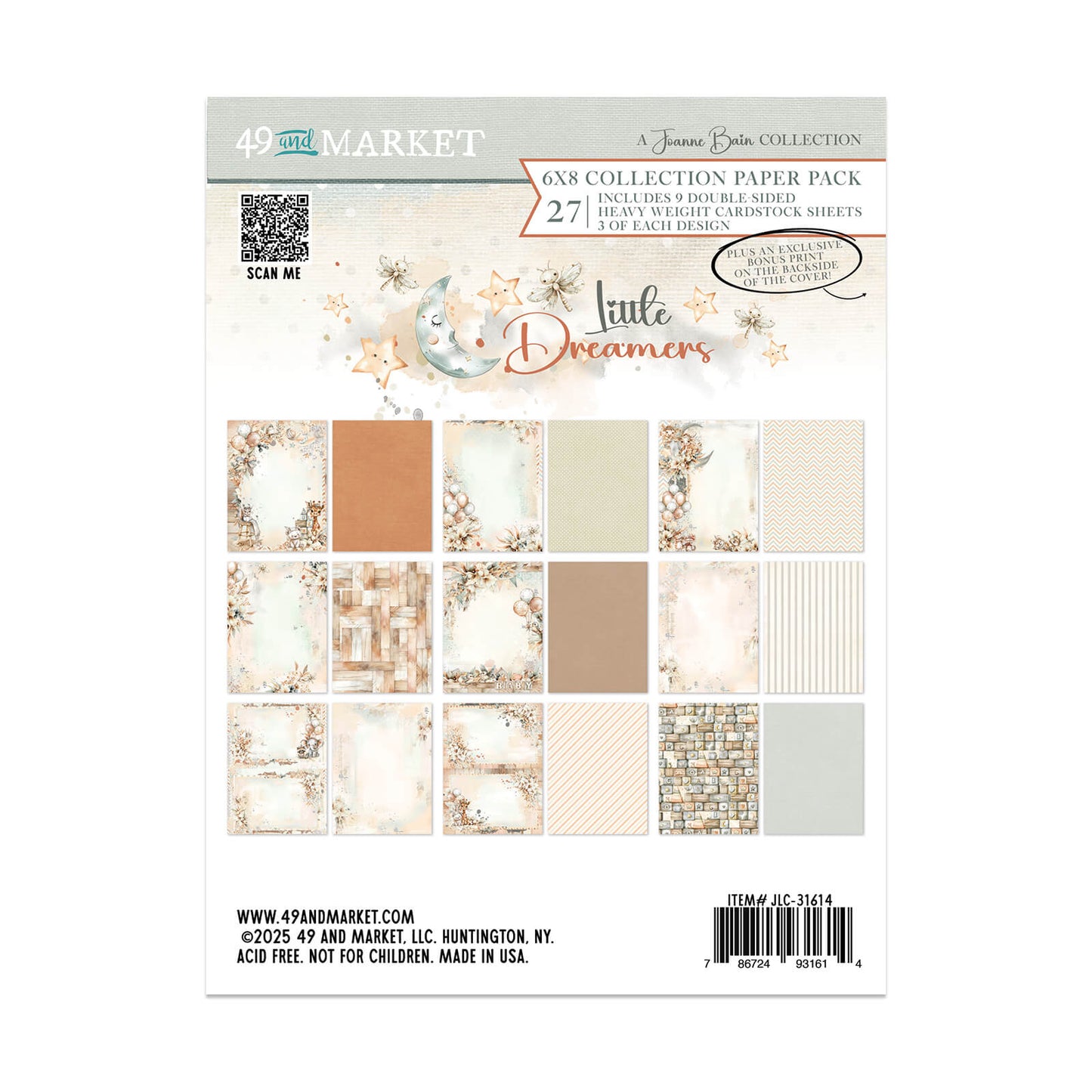 49 & Market Little Dreamers 6 x 8 Collection Pack