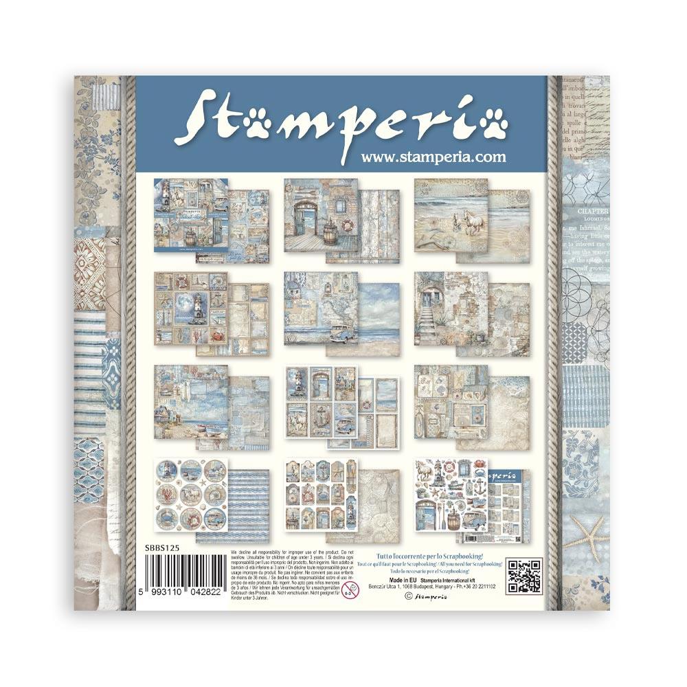 Stamperia Silent Sea 8” x 8” Paper Pad