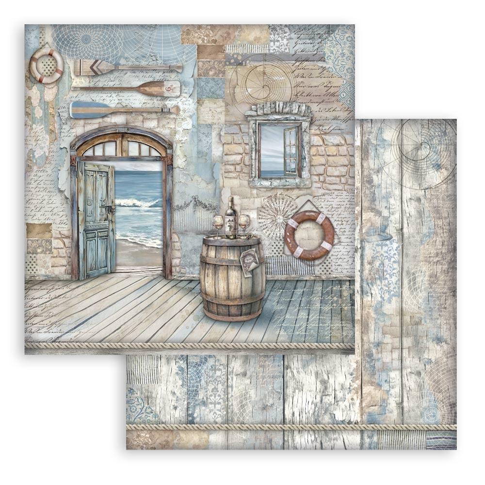 Stamperia Silent Sea 8” x 8” Paper Pad