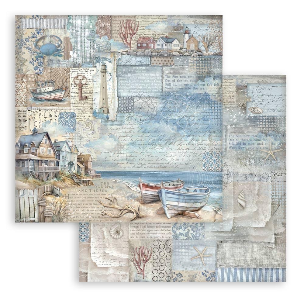 Stamperia Silent Sea 8” x 8” Paper Pad