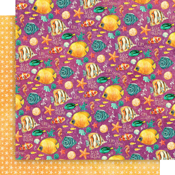 Graphic 45 Seas the Day 8” x 8” Collection Pack