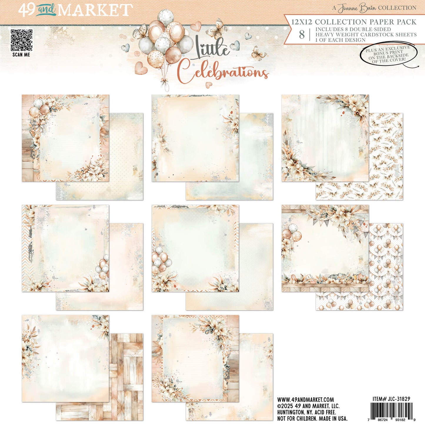 49 & Market Little Celebrations 12x12 Collection Pack
