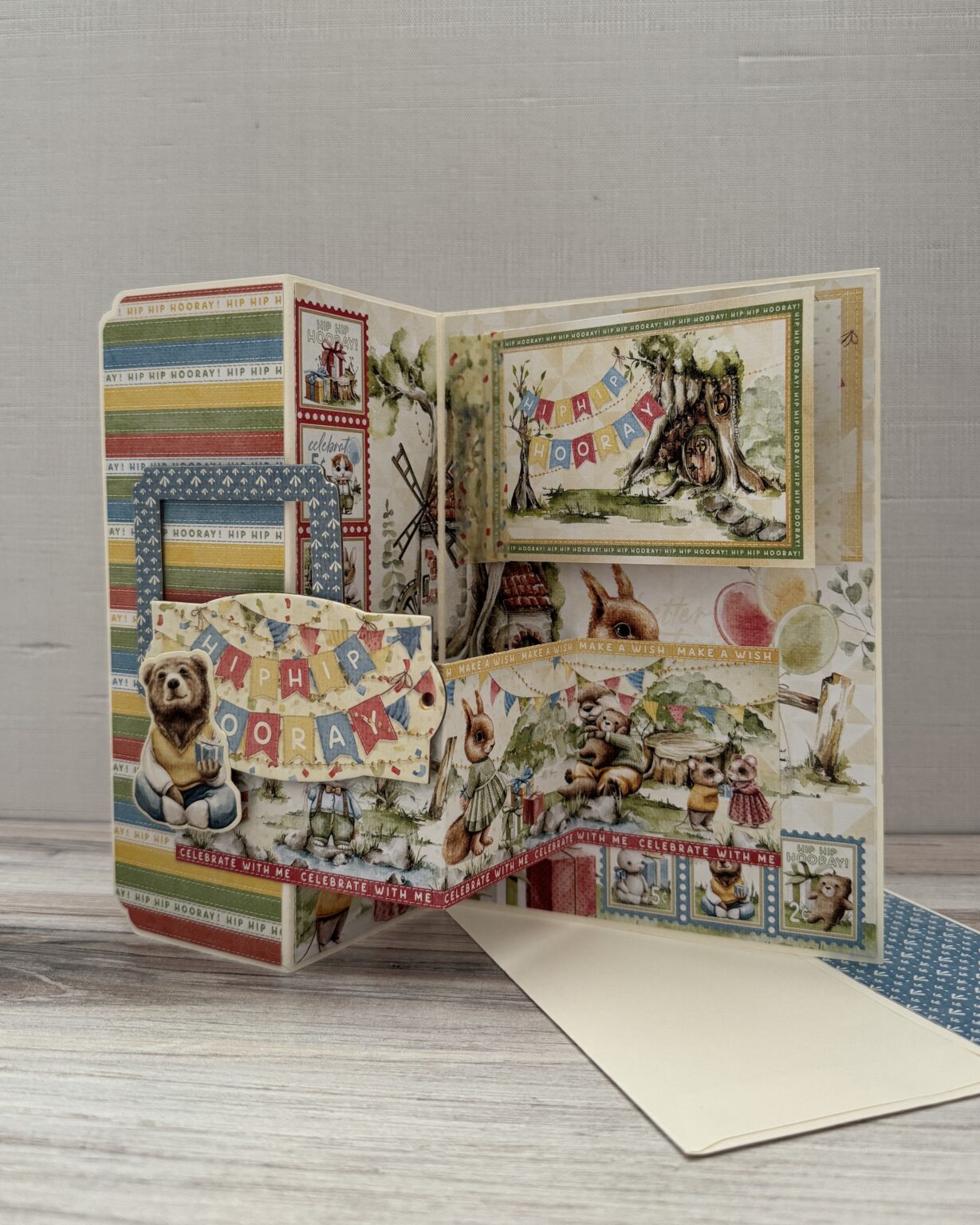 Graphic 45 Hip Hip Hooray - Z-Fold Card Set 2025 Kit 4