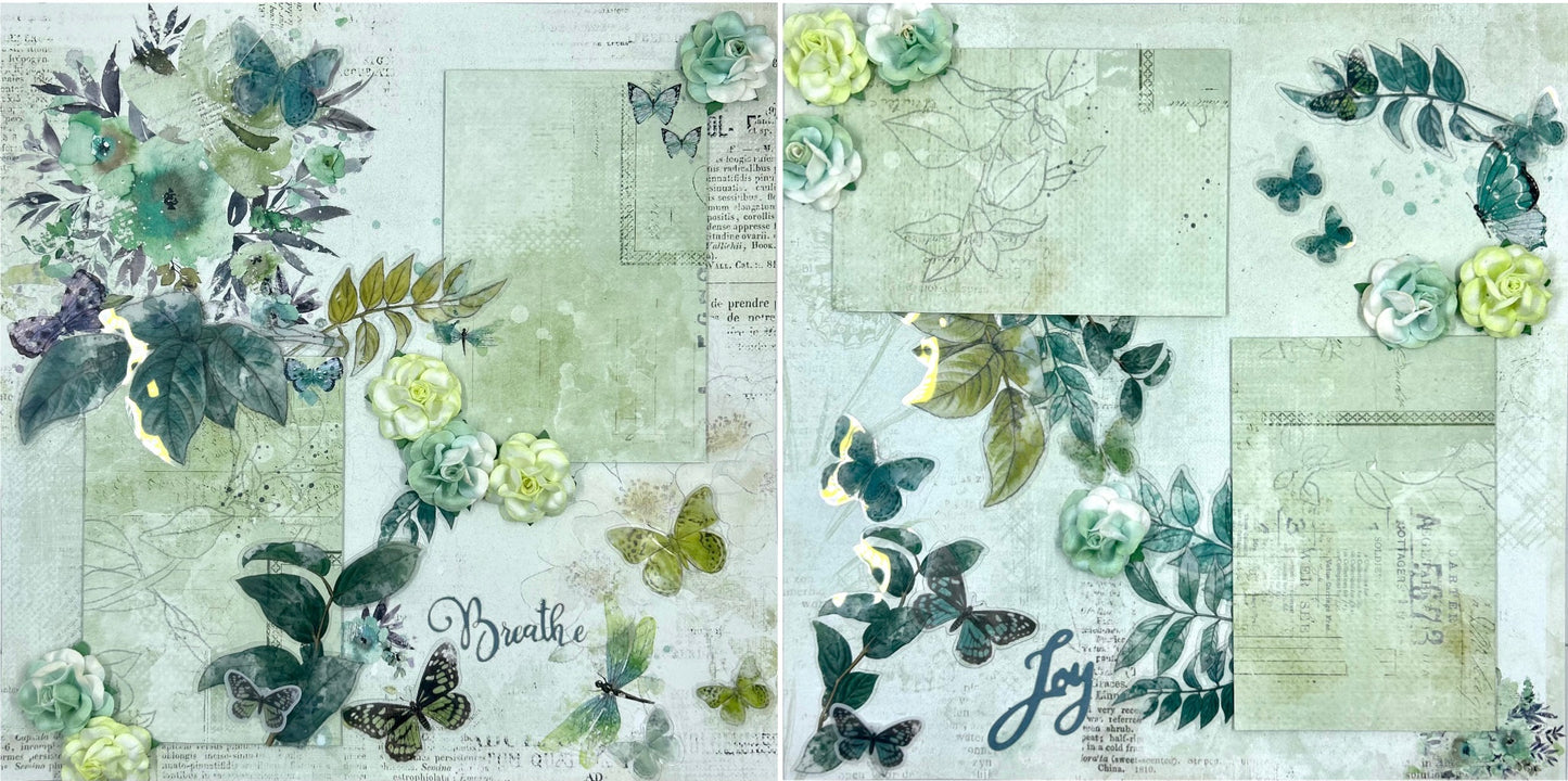 Butterfly Joy 2-Page Layout