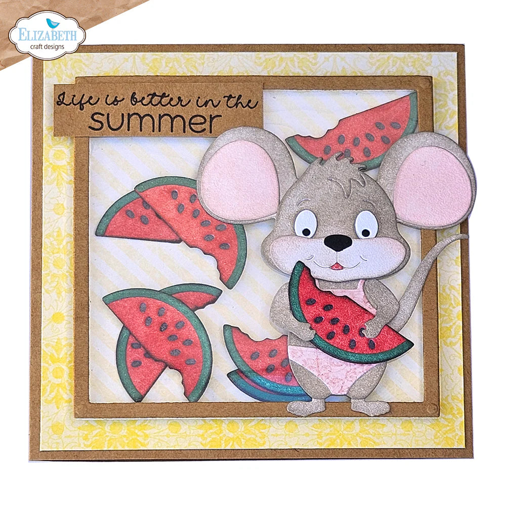 Elizabeth Craft Designs Summer Travel Sentiments Stamp Set