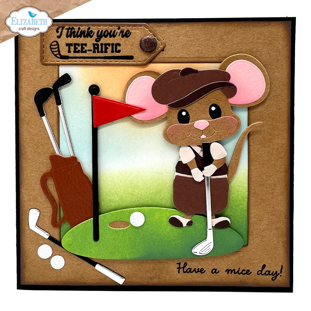 Elizabeth Craft Designs Golf Accessories Metal Die Set