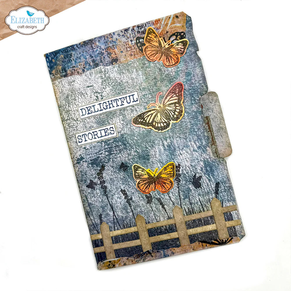 Elizabeth Craft Designs Cracked Fields Stamp Set