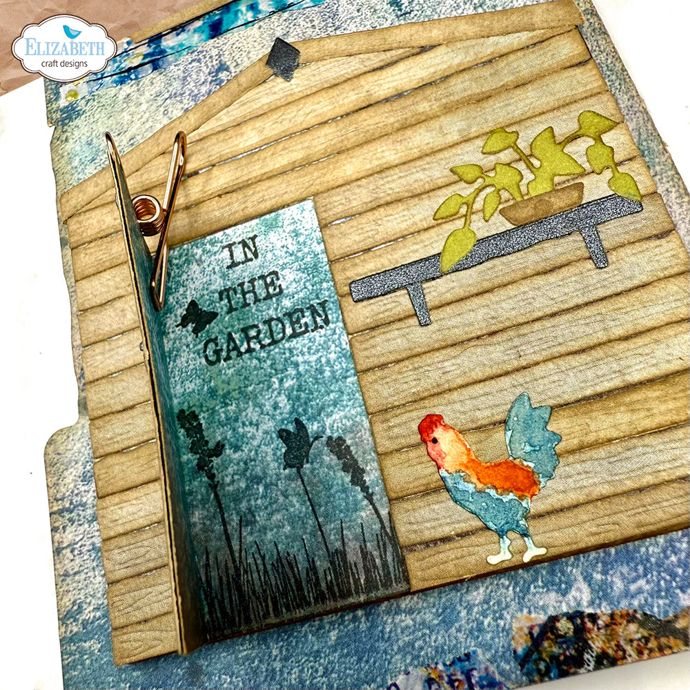 Elizabeth Craft Designs In The Garden Shed Metal Die Set