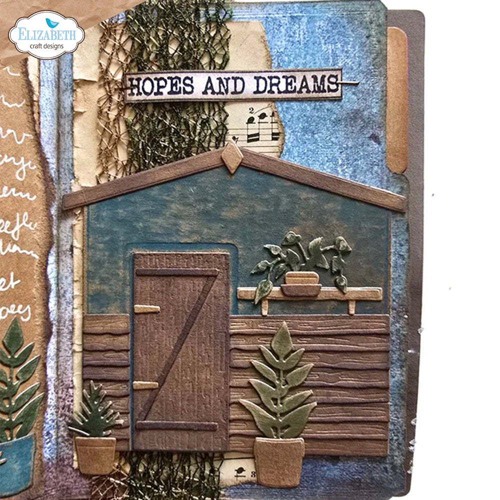 Elizabeth Craft Designs In The Garden Shed Metal Die Set