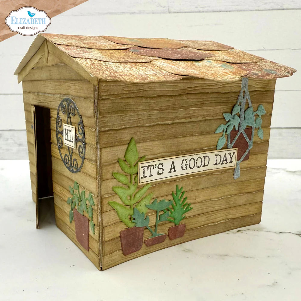 Elizabeth Craft Designs In The Garden Shed Metal Die Set