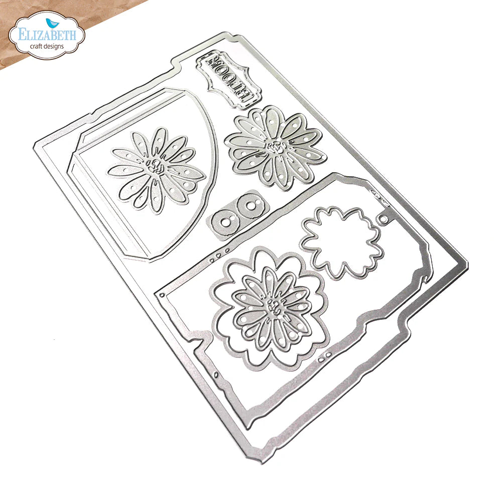 Elizabeth Craft Designs Bloom File Folder Metal Die Set