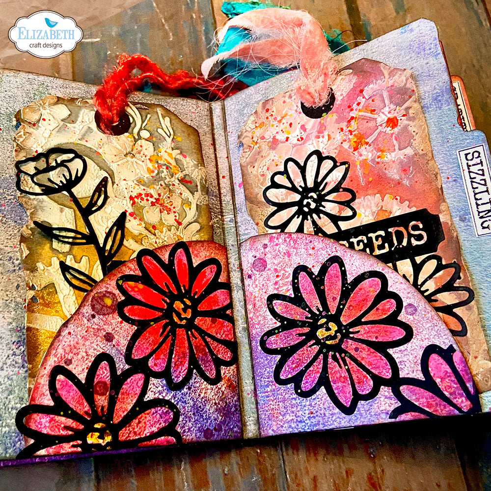 Elizabeth Craft Designs Bloom File Folder Metal Die Set