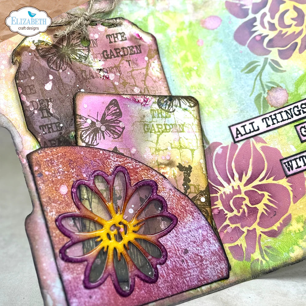 Elizabeth Craft Designs Bloom File Folder Metal Die Set