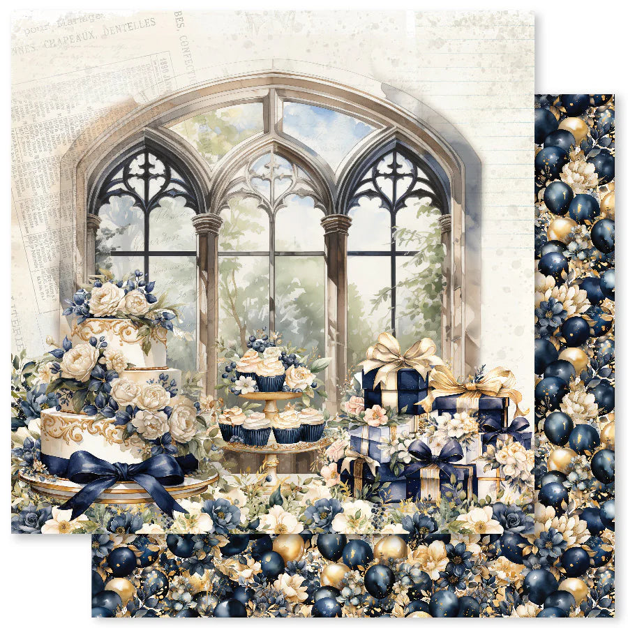Paper Rose Studio Wedding Blooms 12x12 Paper Collection