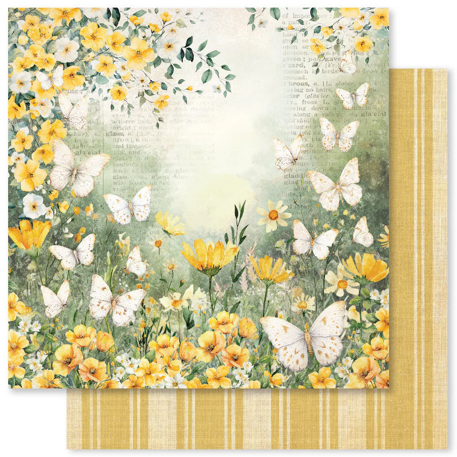 Paper Rose Studio Bees & Butterflies 12x12 Paper Collection